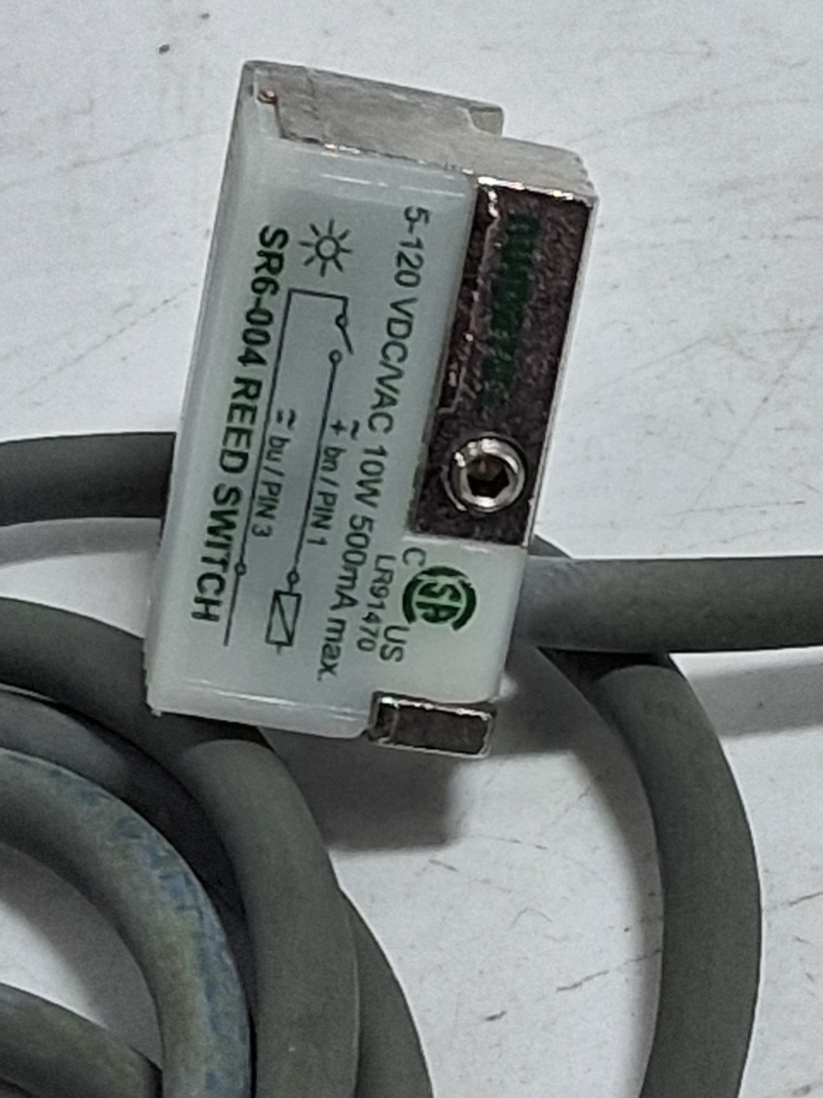 NUMATICS SR6-004 REED SWITCH 5-120VDC/VAC 10W 500MA NNB
