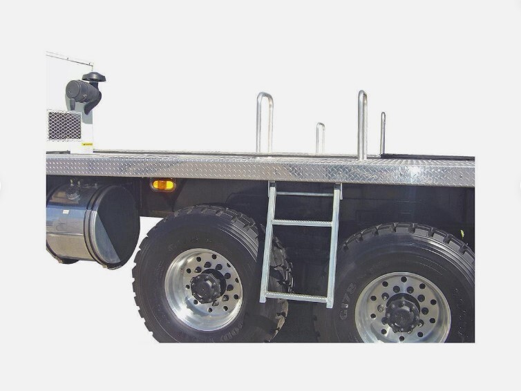 Buyers Products Truck Trailer Accessories 27″ H x 14″ W Black Steel Truck Steps