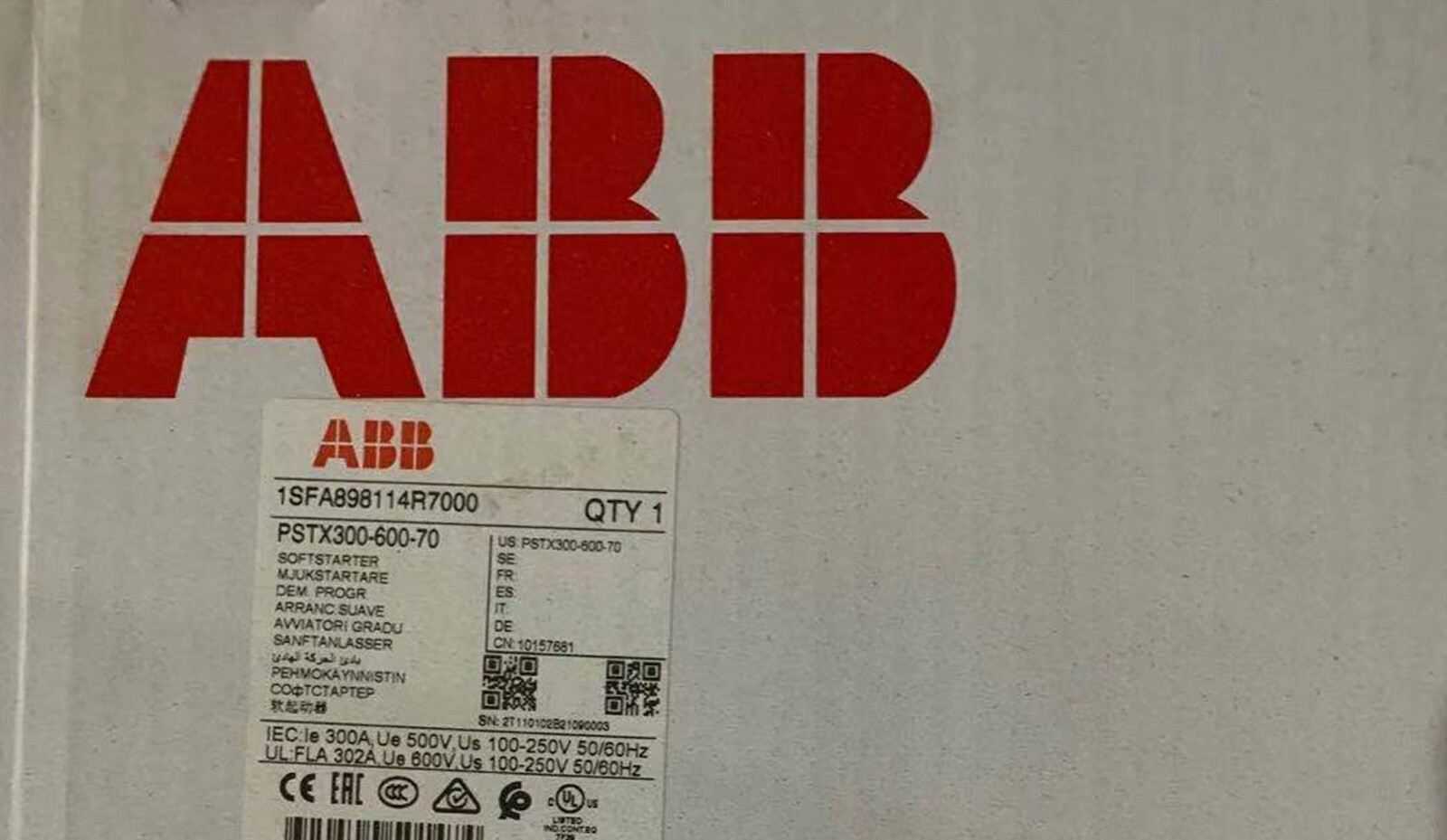 NEW ABB PSTX300-600-70 1SFA898114R7000