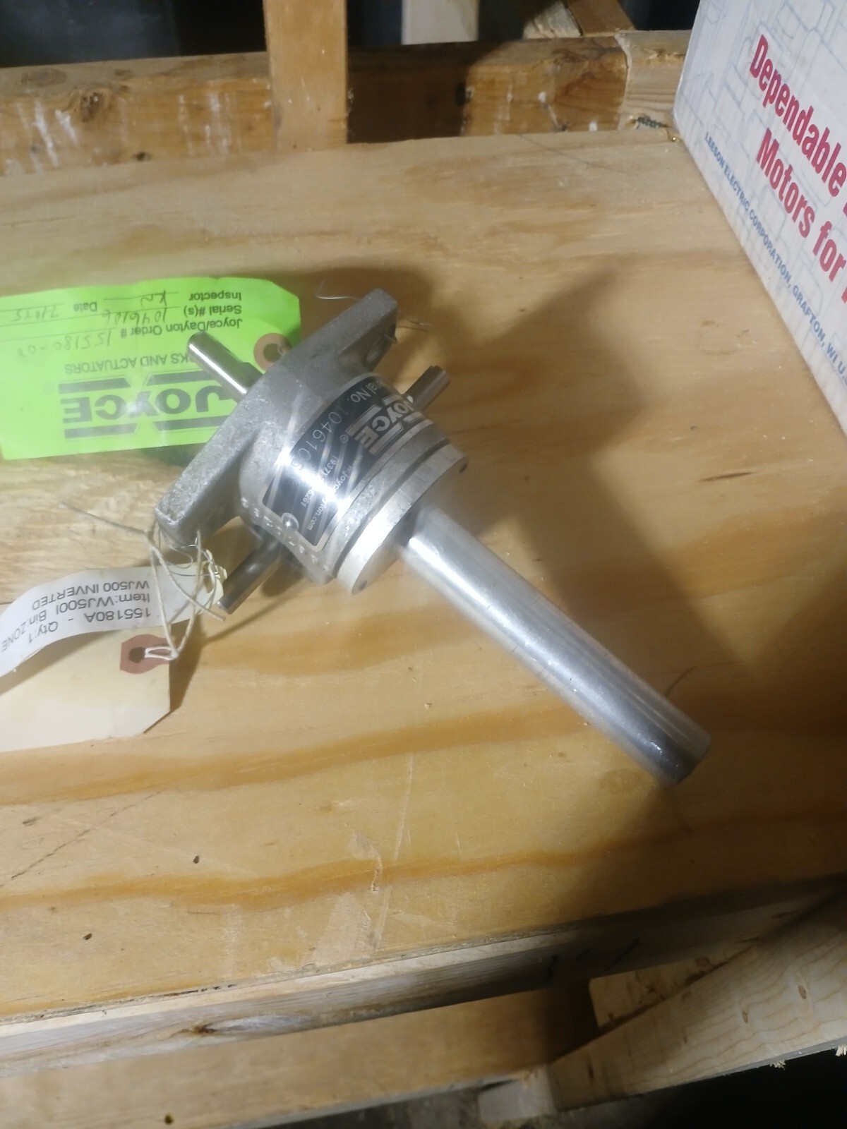Joyce Dayton WJ500 Machine Screw Jack Worm Gear