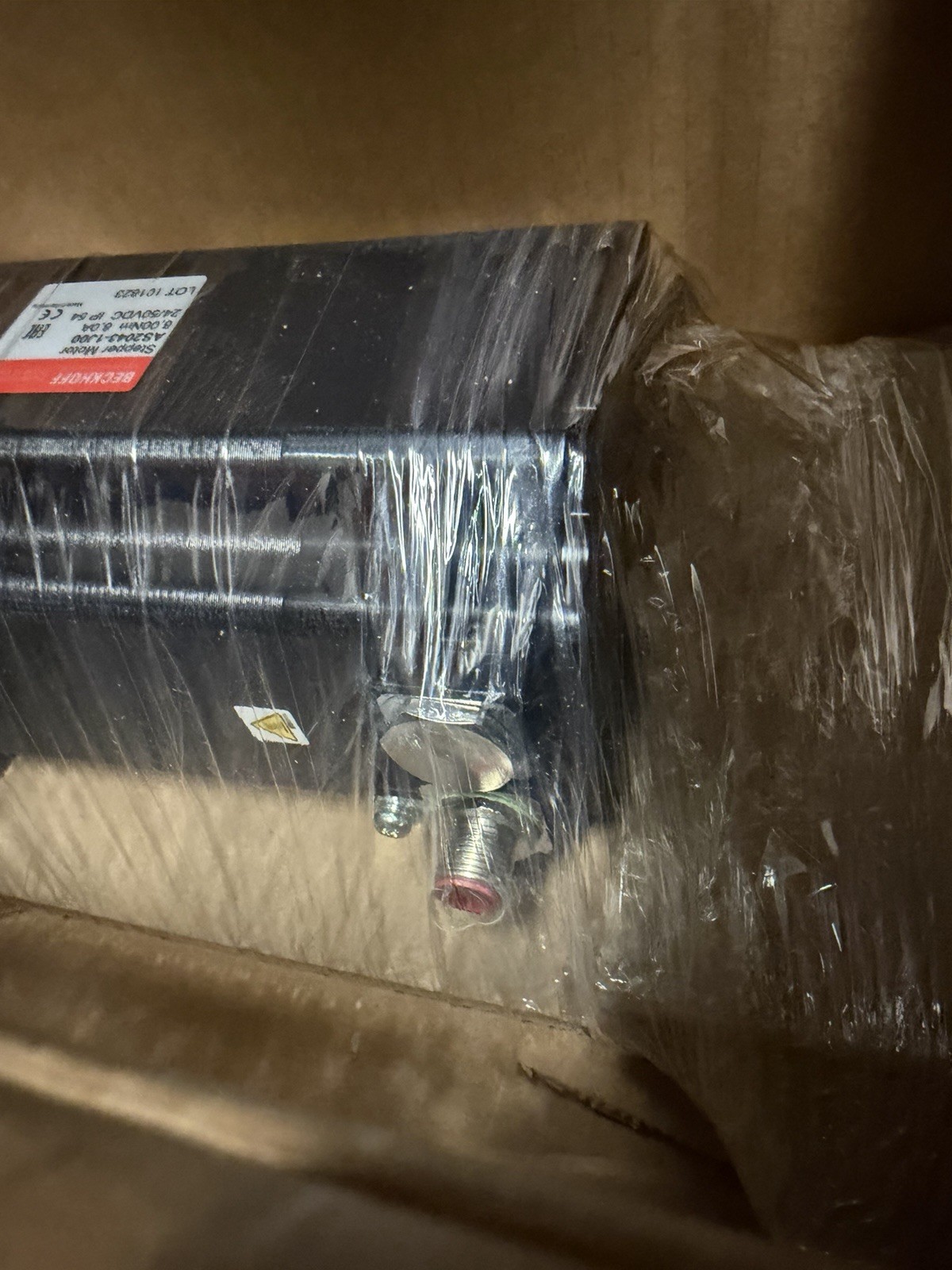 Beckhoff Stepper Motor – AS2043-1J00, 8.0 Nm, NEMA 34, 24-48 VDC, New In-Box