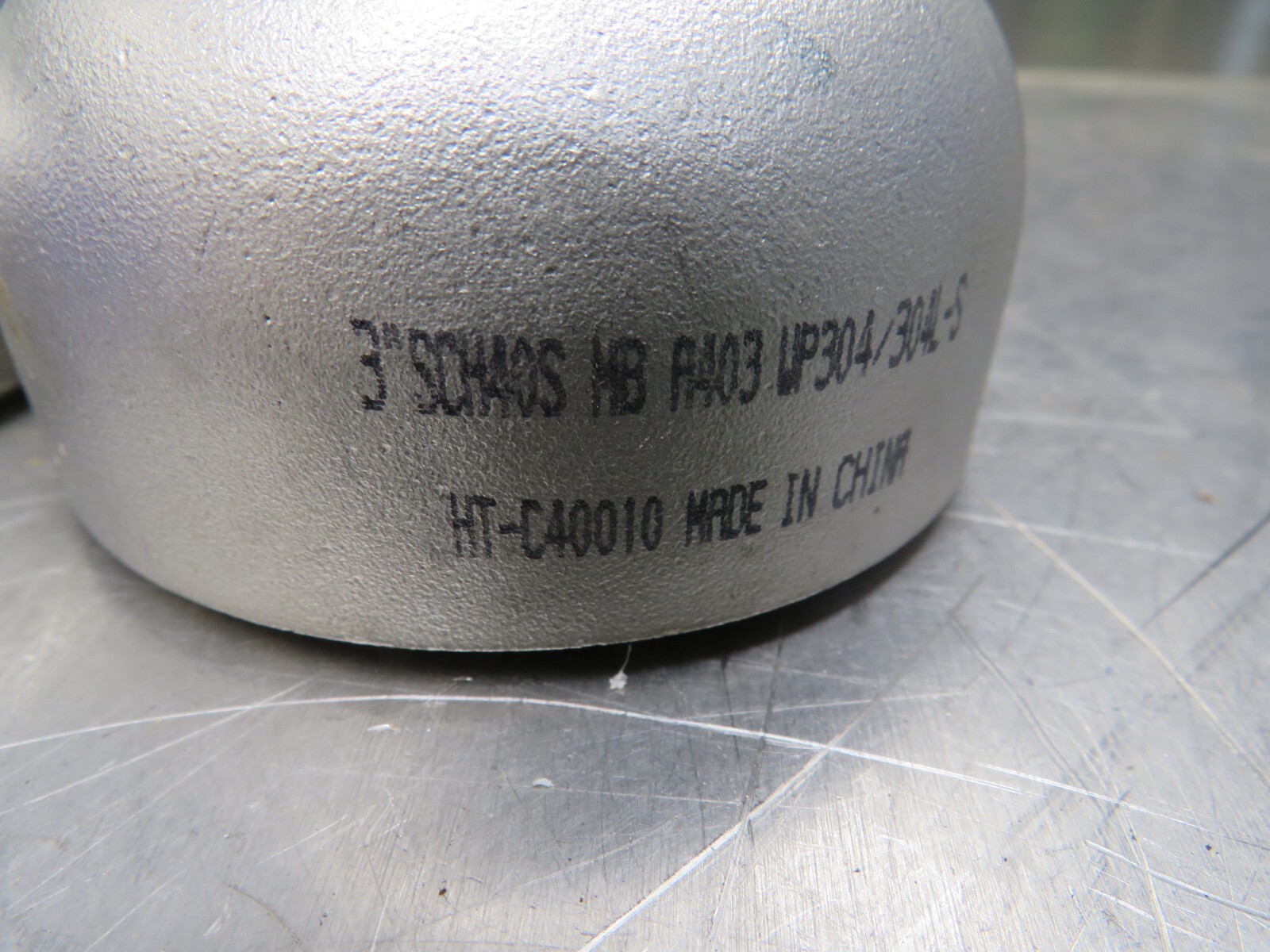 3″ Cap SCH40S MB A403 304/304L-S HT-C40010 Lot of 3!