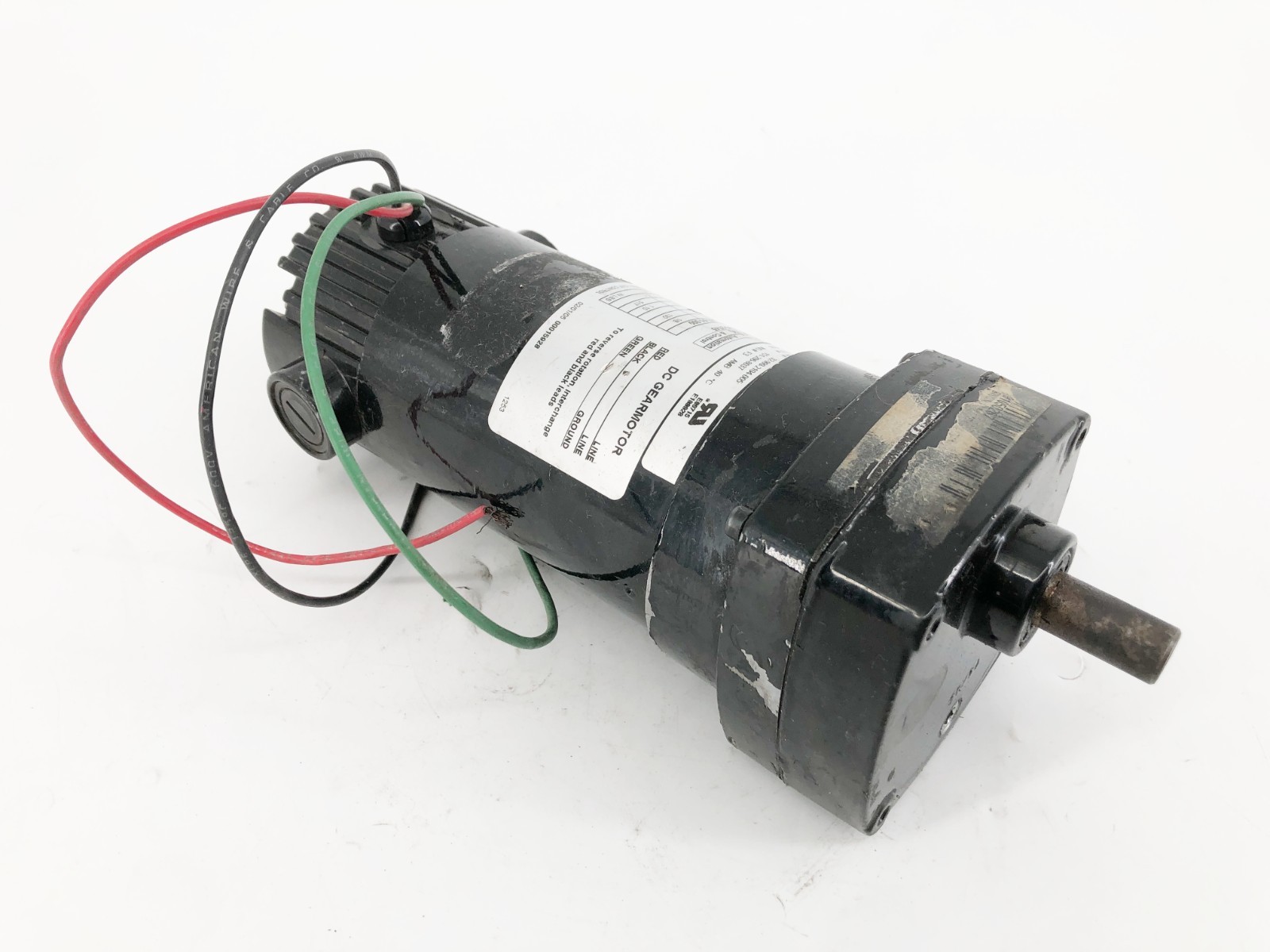 Minarik 507-01-300 DC Gearmotor 130V 1/8HP 1.10A 517rpm 5:1 – No Box
