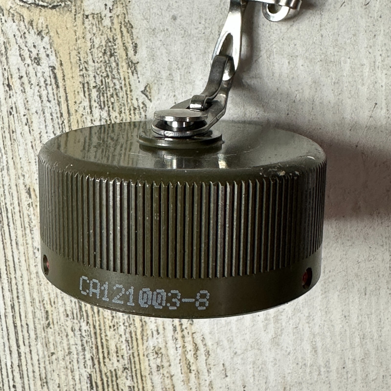 ITT CANNON CA121003-8 Connector Cap (Cover) w Chain Protective 22 Shell Size