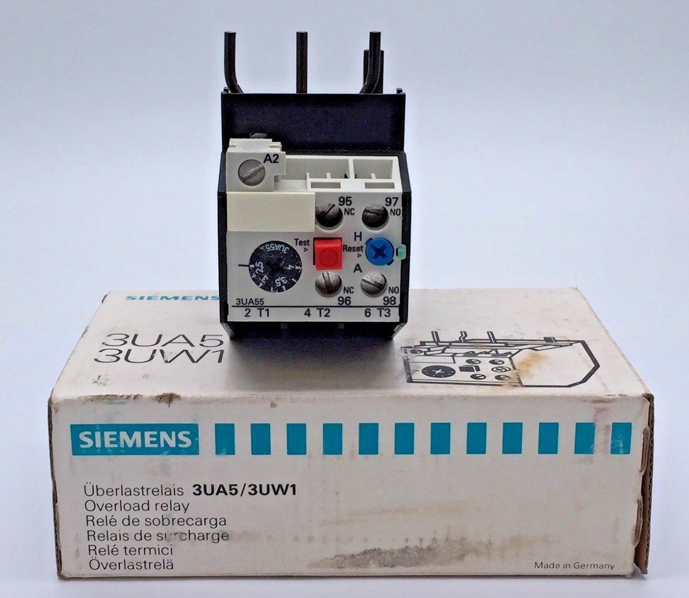 Siemens 3UA55 00-1E Overload Relay World Series Type 3UA5 3UW1 2.5…4 Amps