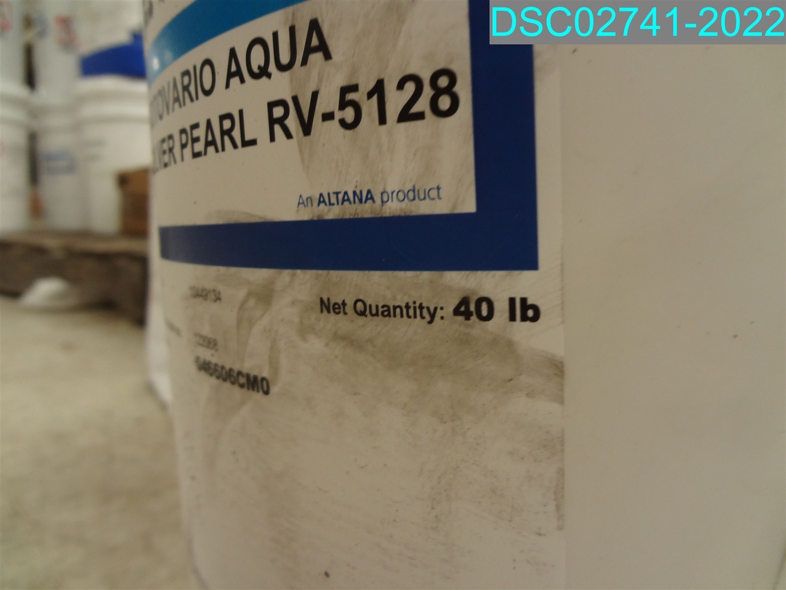 QTY=5 GAL: ECKART ROTO VARIO AQUA SILVER PEARL RV-5128 10449134 046606CM0 122068
