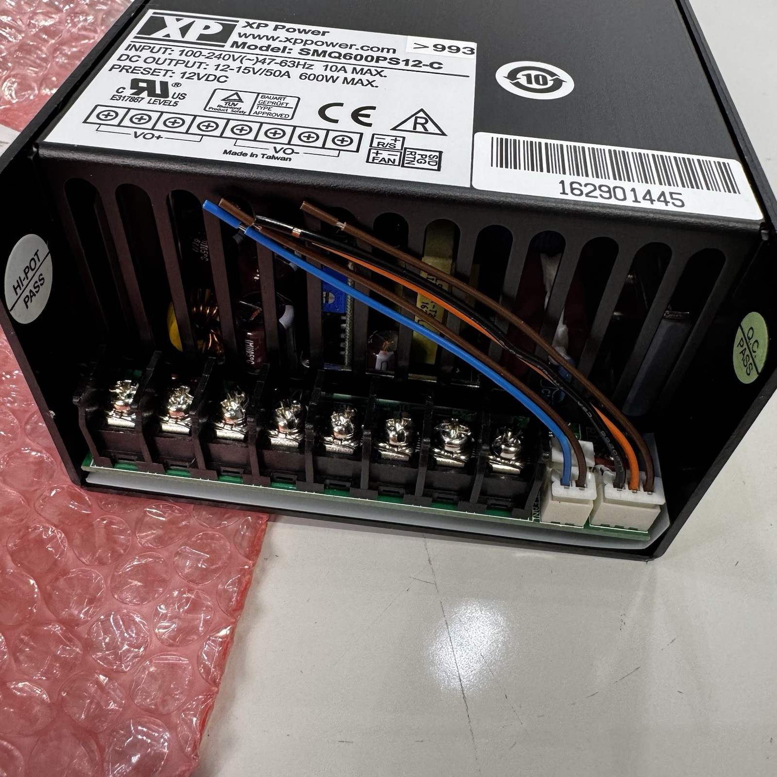 XP POWER PSU SMQ600PS48-C 12-15V 600W