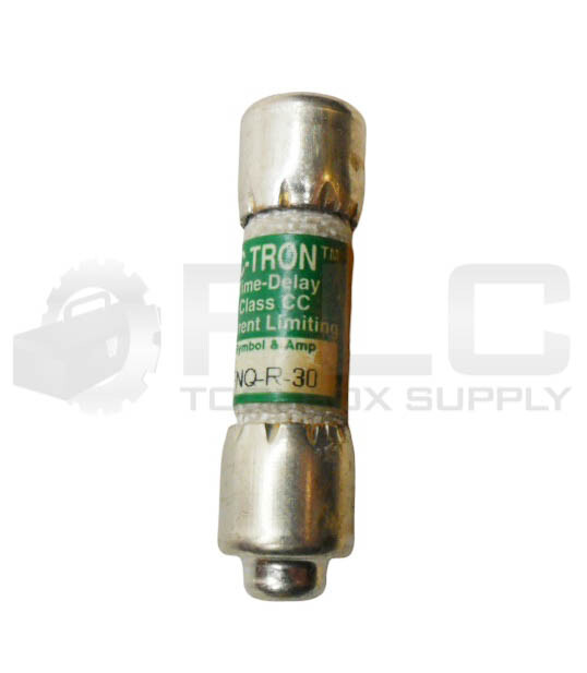 LOT OF 10 BUSSMANN FNQ-R-30 CC-TRON FUSE 30A 600VAC
