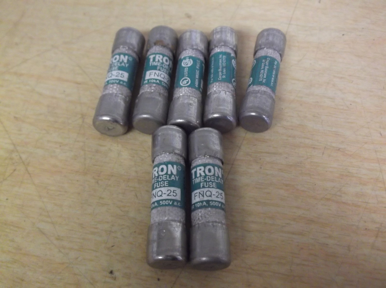 Tron FNQ-25 25A 25-Amp Fuses, Lot of 7 *FREE SHIPPING*