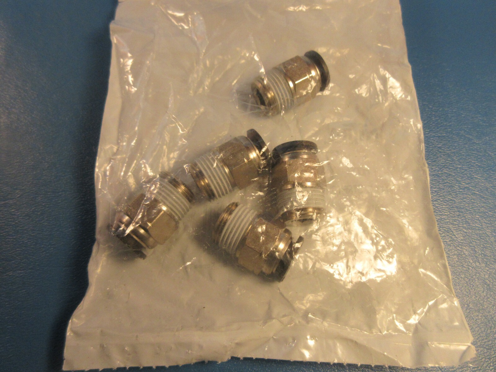 2 Packs of 5 Nitra Pneumatic MS38-38N Male Straight 3/8″ Tube to 3/8 NPT (10 Ct)