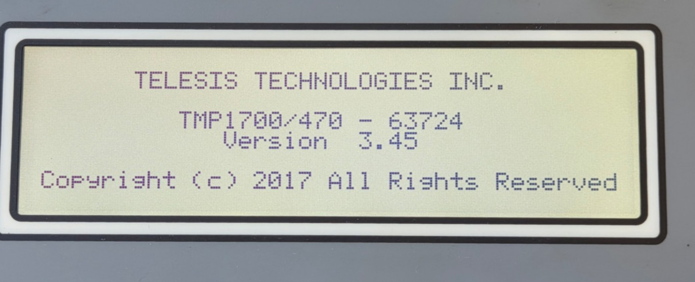 Telesis TMC470 Pinstamp Marking System Controller – Tested