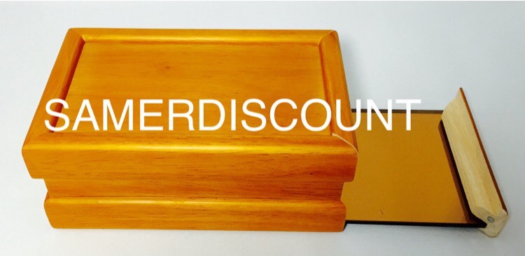 POLLEN DODO WOODEN SHAKER / SIFTER / / 8 X 5 X 4 BOX