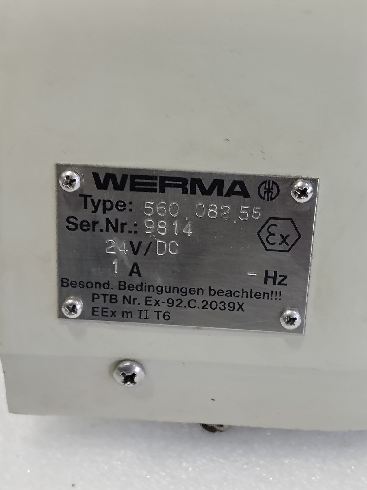 WERMA TYPE 560 082.55 24VDC #NEW