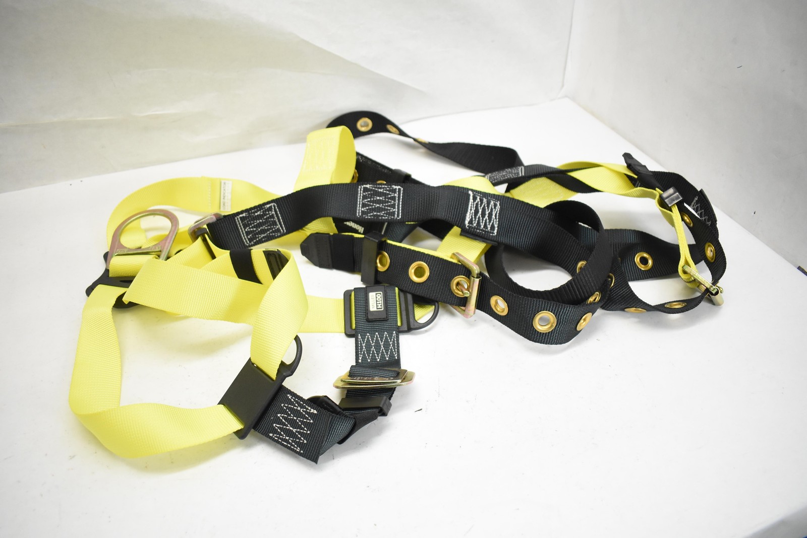 Honeywell Miller H100 Full Body Safety Harness Fall Protection Yellow Black