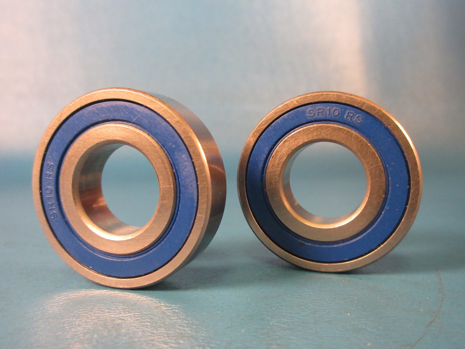 LOT OF 2 IDC SSR10 2RS, Single Row Stainless Steel Ball Bearing