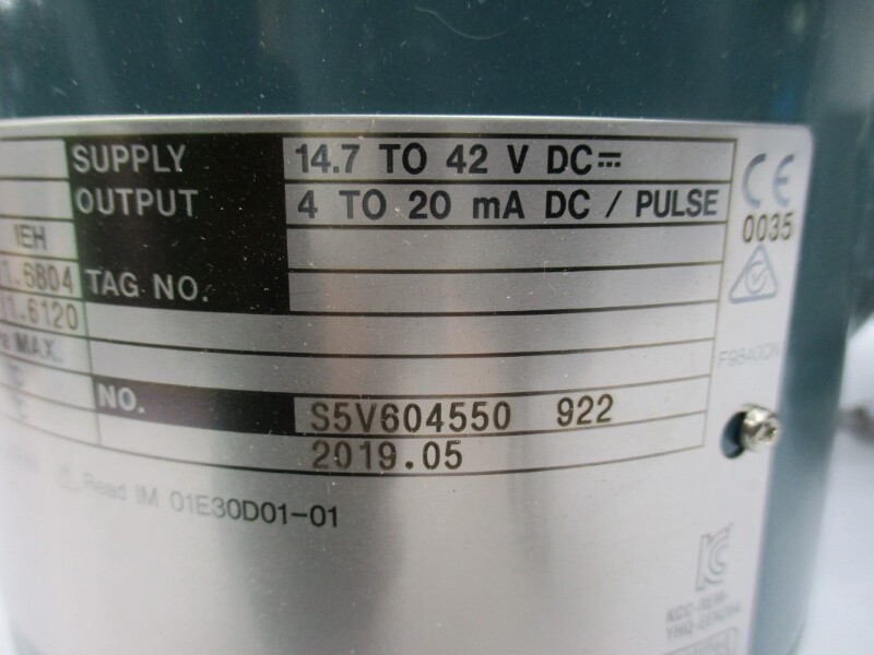 YOKOGAWA AXR050G AXR050G-E1AL1L-AA12-2NB/SCT 14.7-42VDC -10′-+130’C NSNP