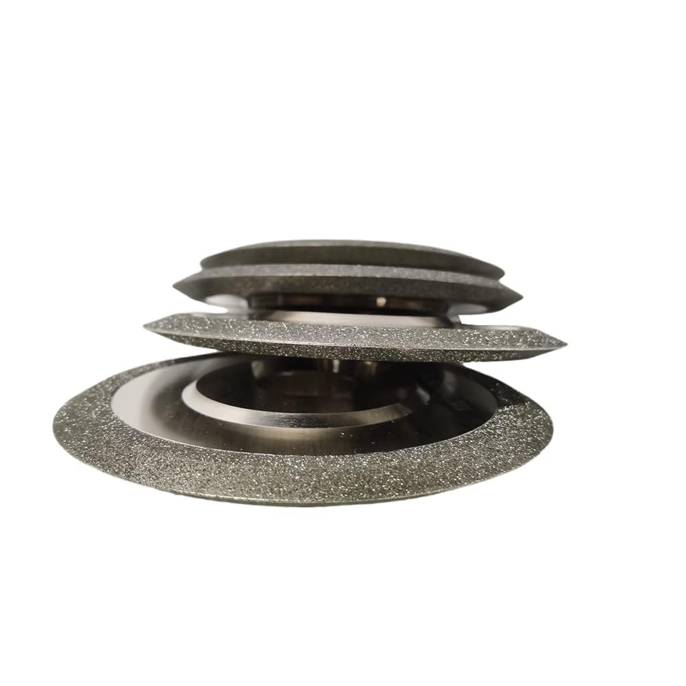 Diamond Grinding Wheel, 4 Inch, V-Shaped Groove, 60 Degree, Electroplated Abr…