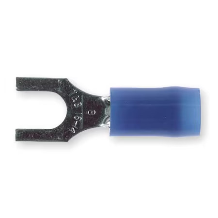 Sta-Kon Rb14-8F Fork Terminal, #8 Stud Size, 14 Awg, 600 V, Nylon Insulated,