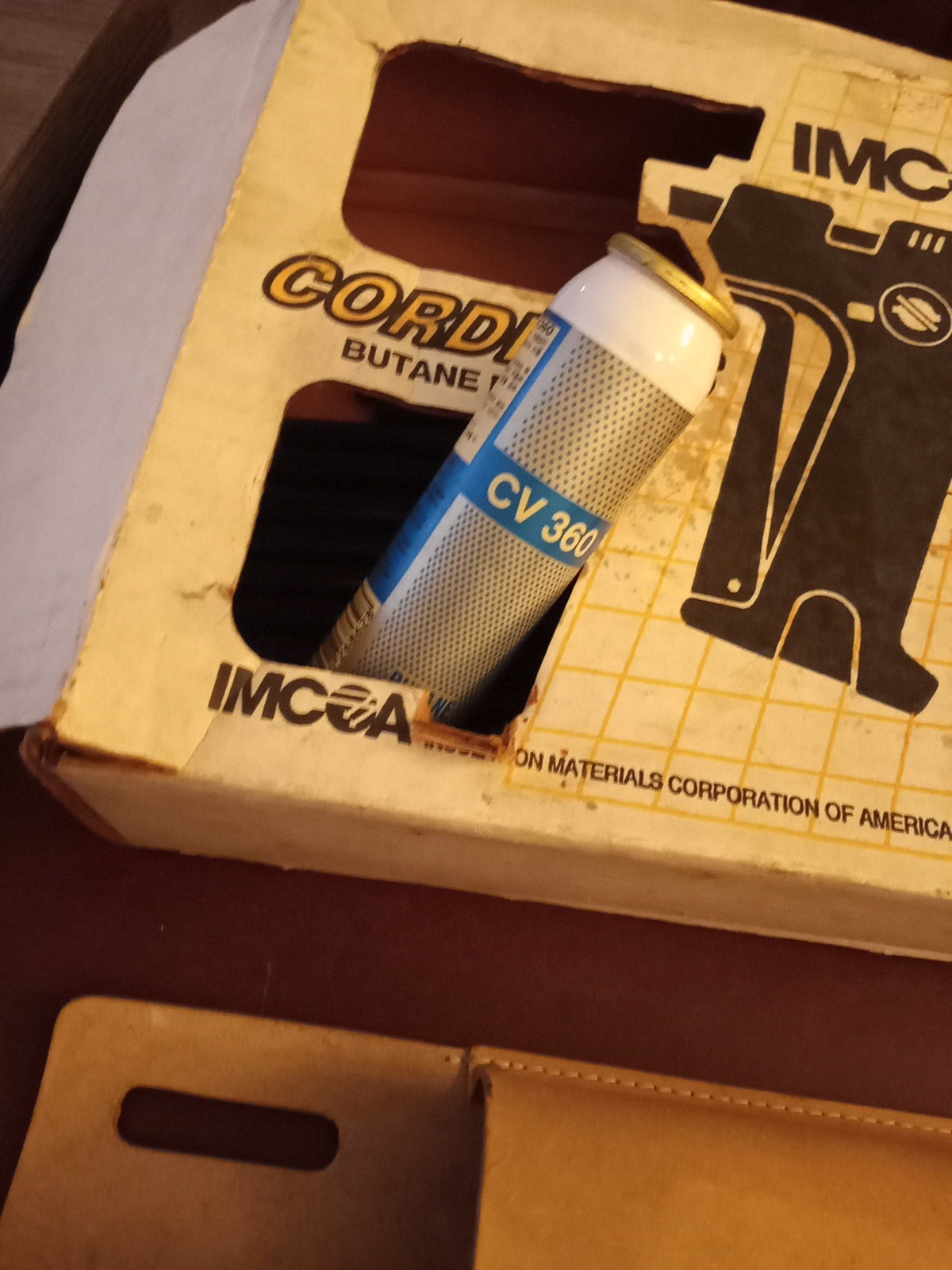 IMCOA CP2001 BUTANE FUELED CORDLESS FUSE-SEAL APPLICATOR w/HOLSTER *C20 Glue Gun