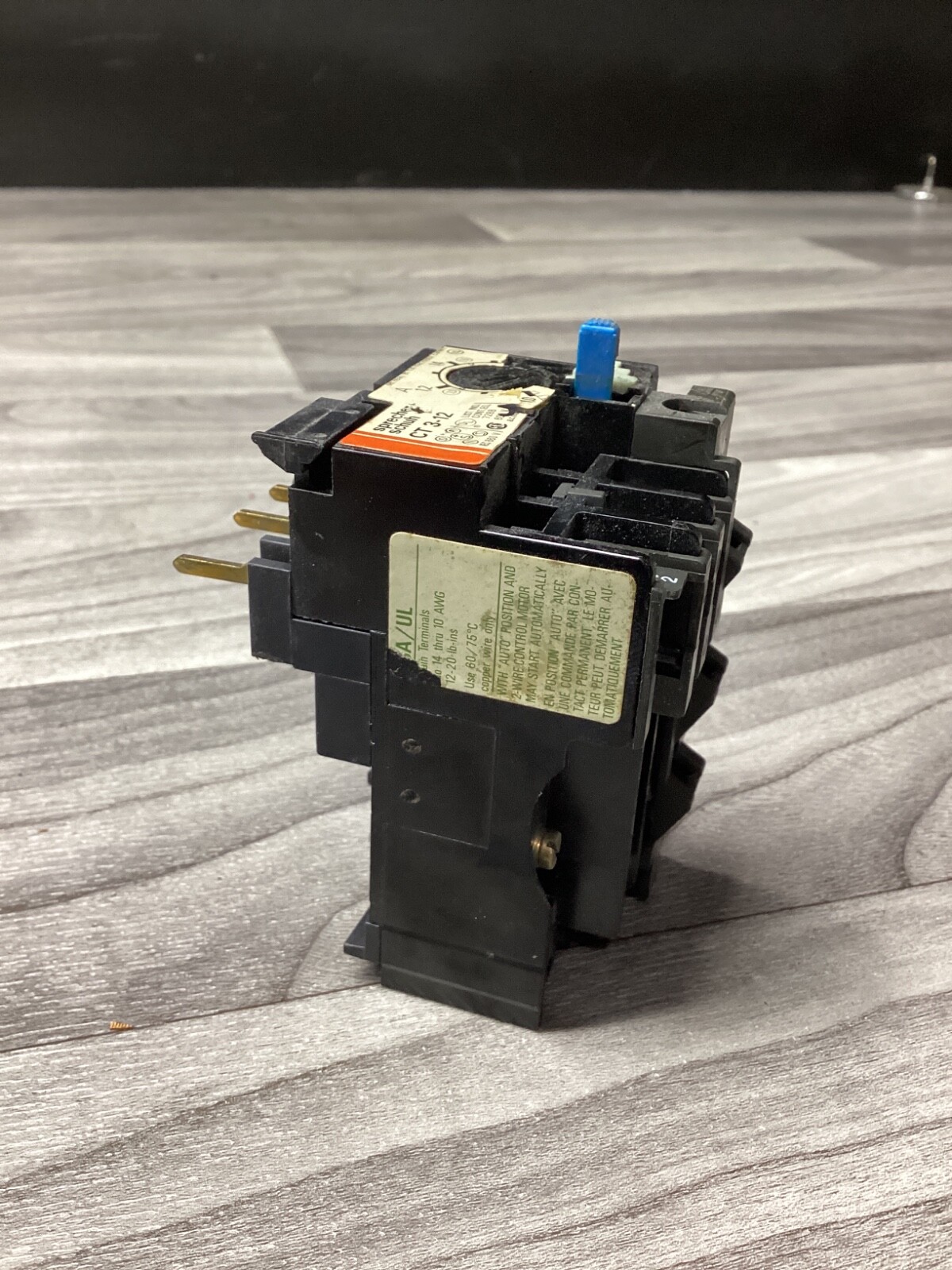 SPRECHER + SCHUH CT 3-12 OVERLOAD RELAY #131N3