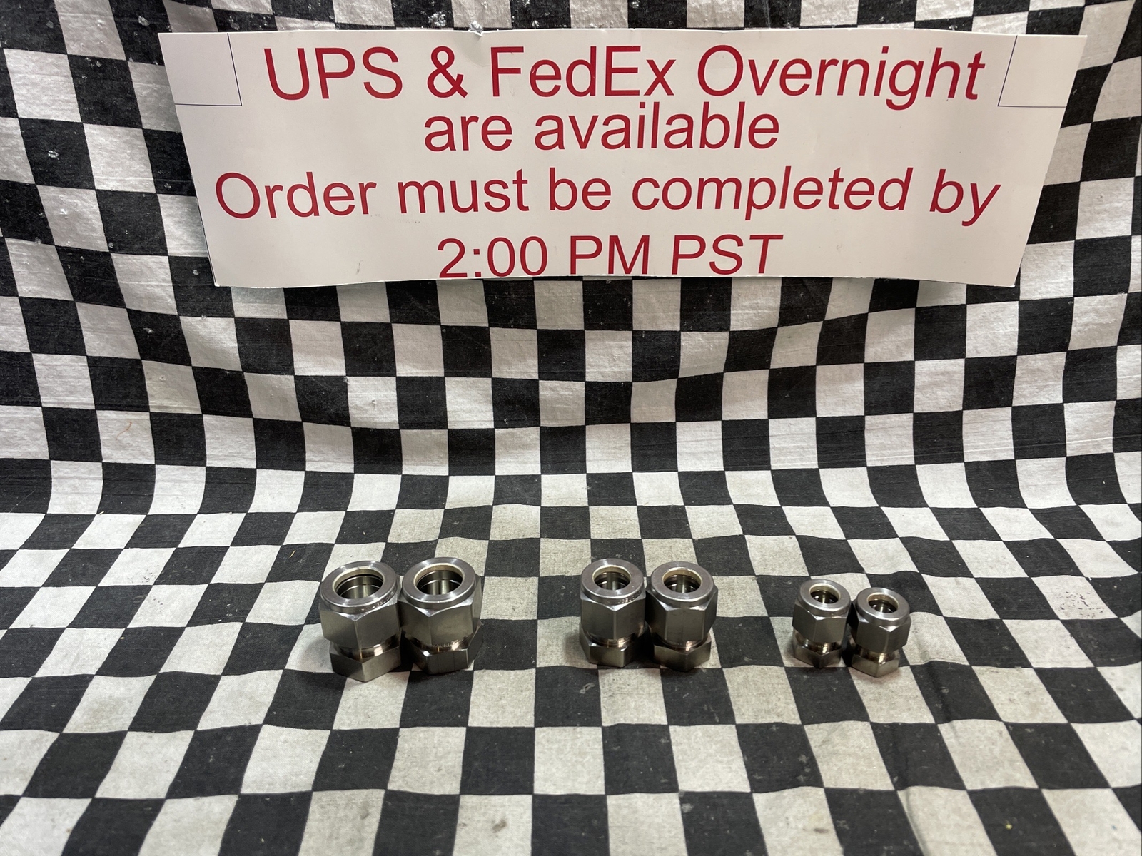 SWAGELOK SS-1010-C, SS-810-C, SS-600-C, CAP 3/8″ 1/2″ 5/8″, LOT OF 6#1639F24