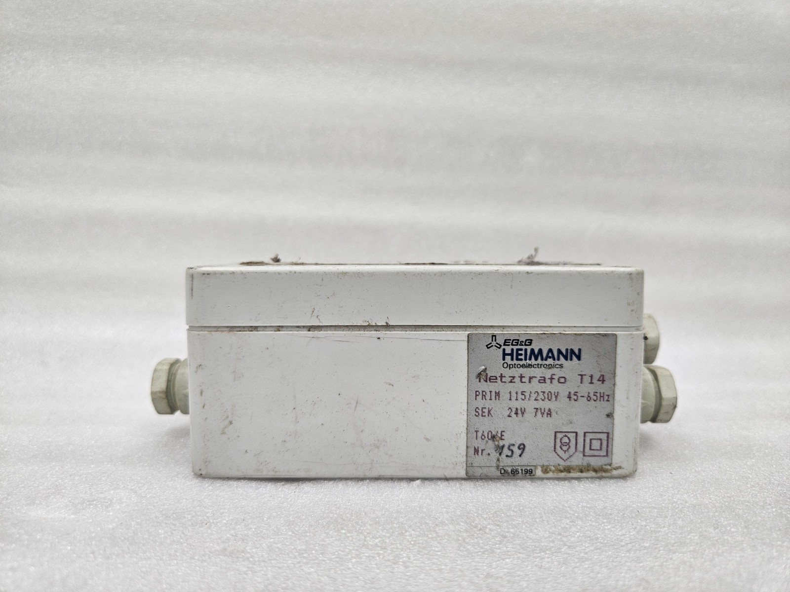 HEIMANN Optoelectronics Netztrafo T14 PPRIM 115/230V 45-65Hz SEK 24V 7VA