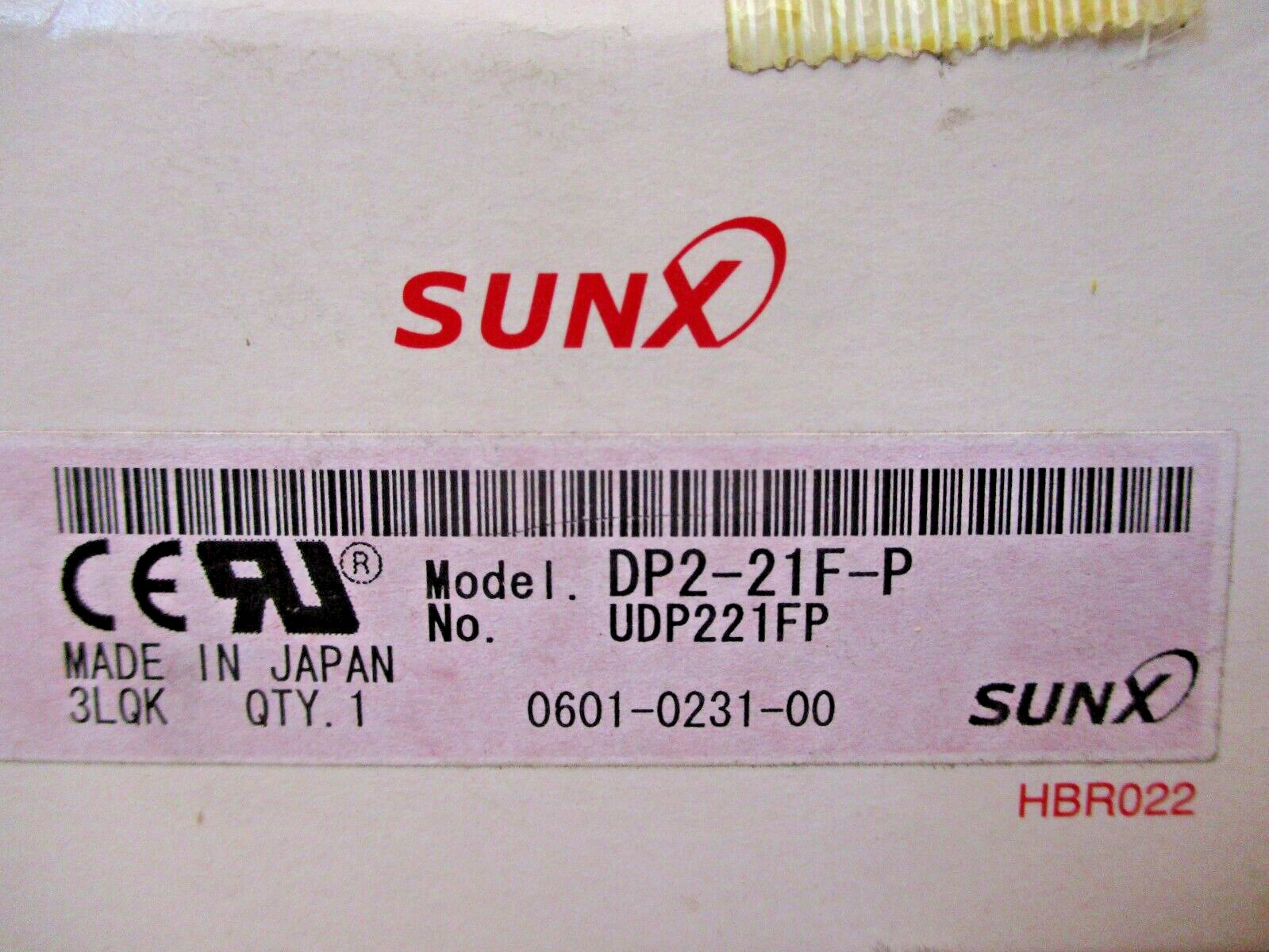 SUNX DP2-21F-P UDP221FP Pressure Sensor w/ Digital LED Display 100kPa 46939ELL