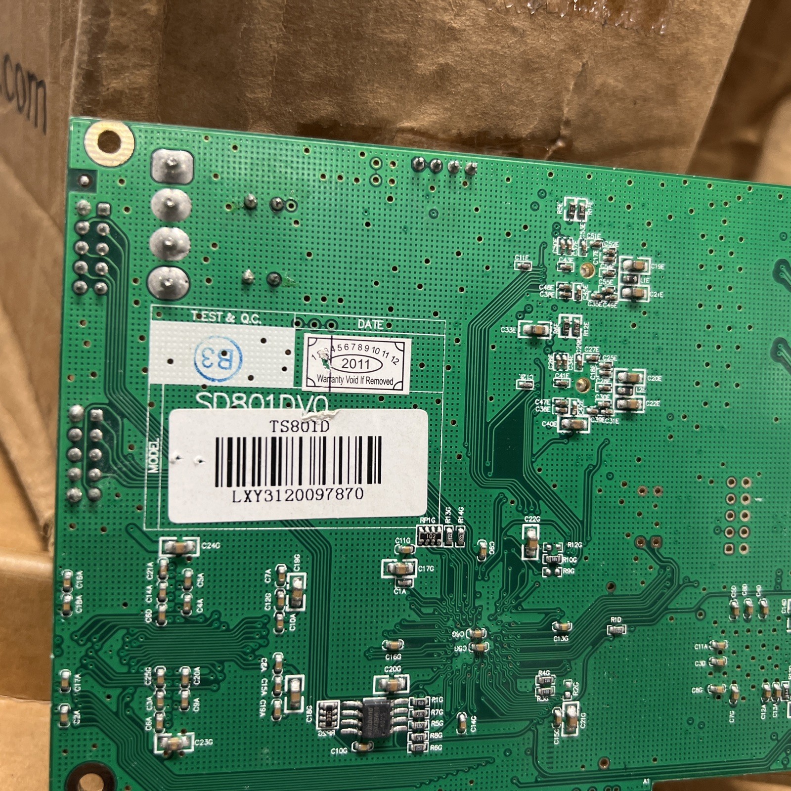 1pc Used SD801D LED Full Color Screen Sending Card Control Card