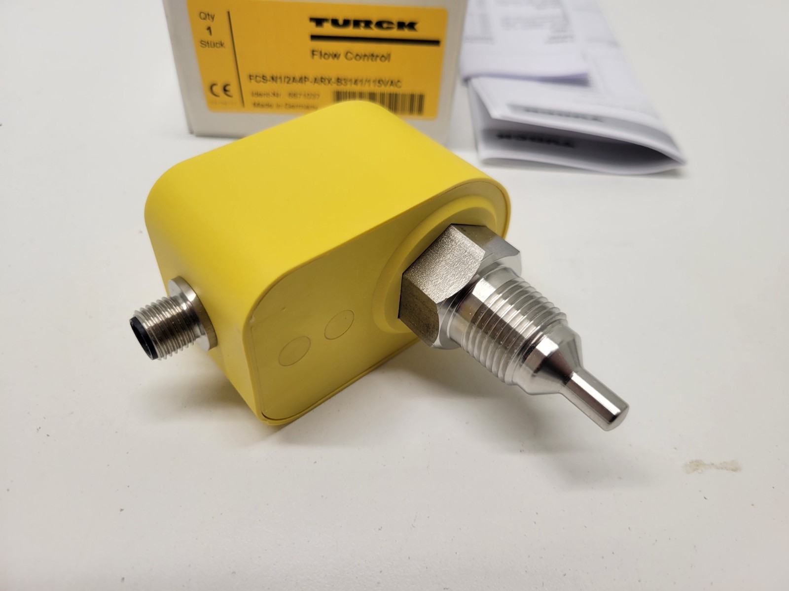 NEW OLD STOCK! TURCK FLOW CONTROL SENSOR FCS-N1/2A4P-ARX-B3141