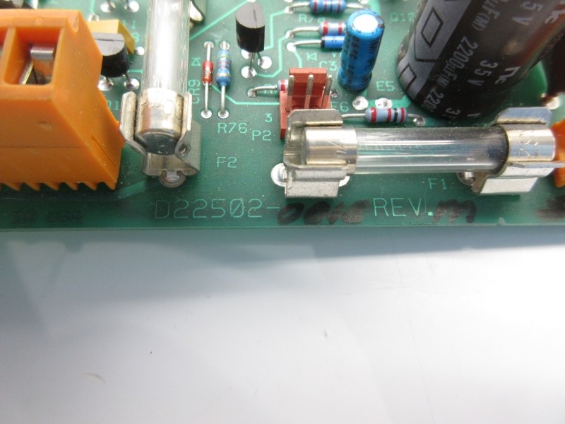 WEIGH TRONIX D22502-0015 REV. M UNMP