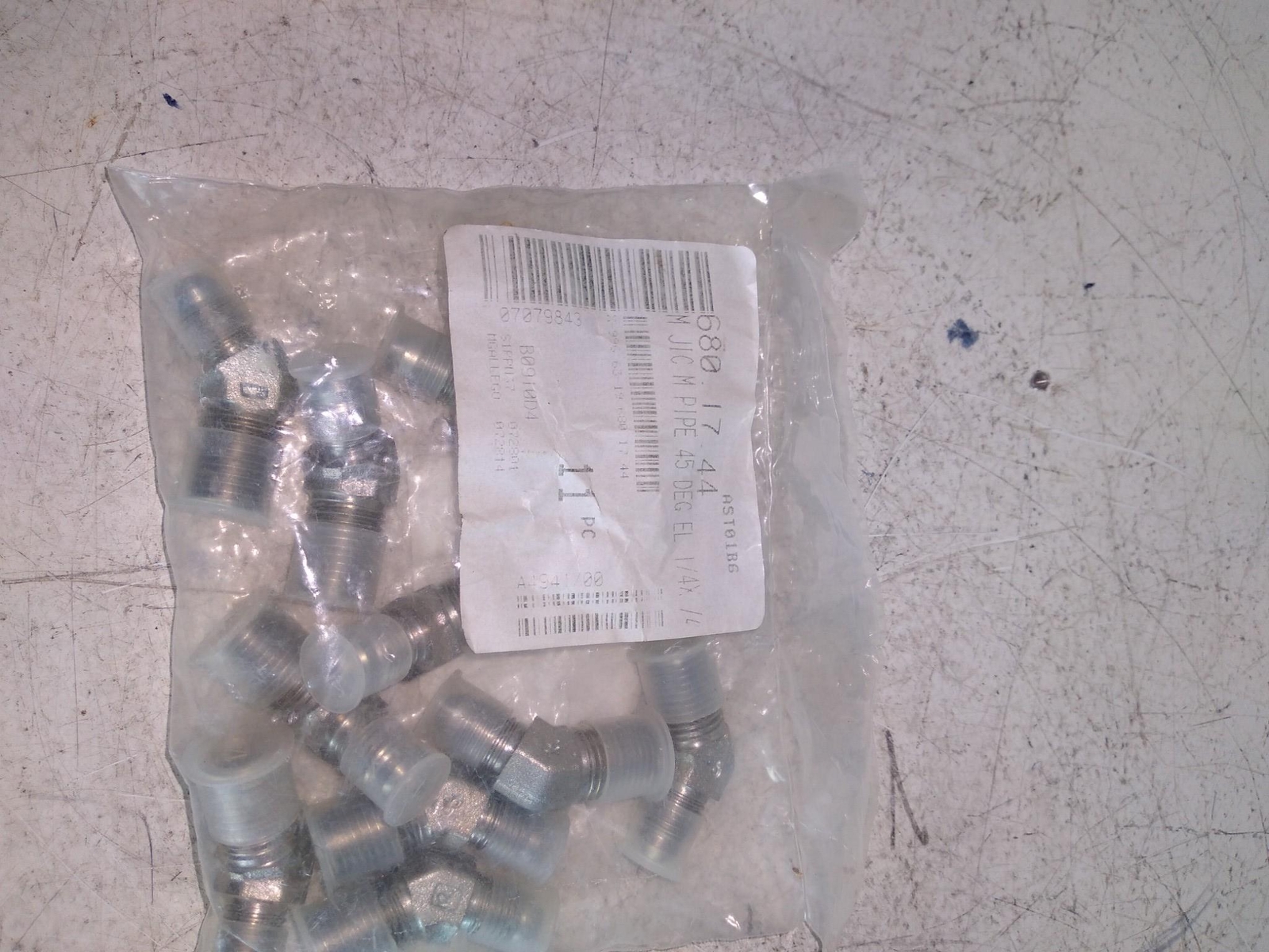 MJIC X MNPT 45 ELBOW 1/4X1/4 680.17.44 …. EACH