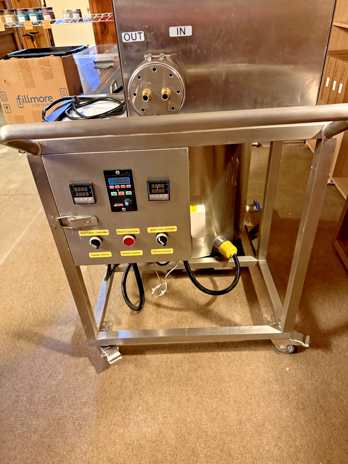 Wax or Liquid Melting/Mixing/Pumping Machine