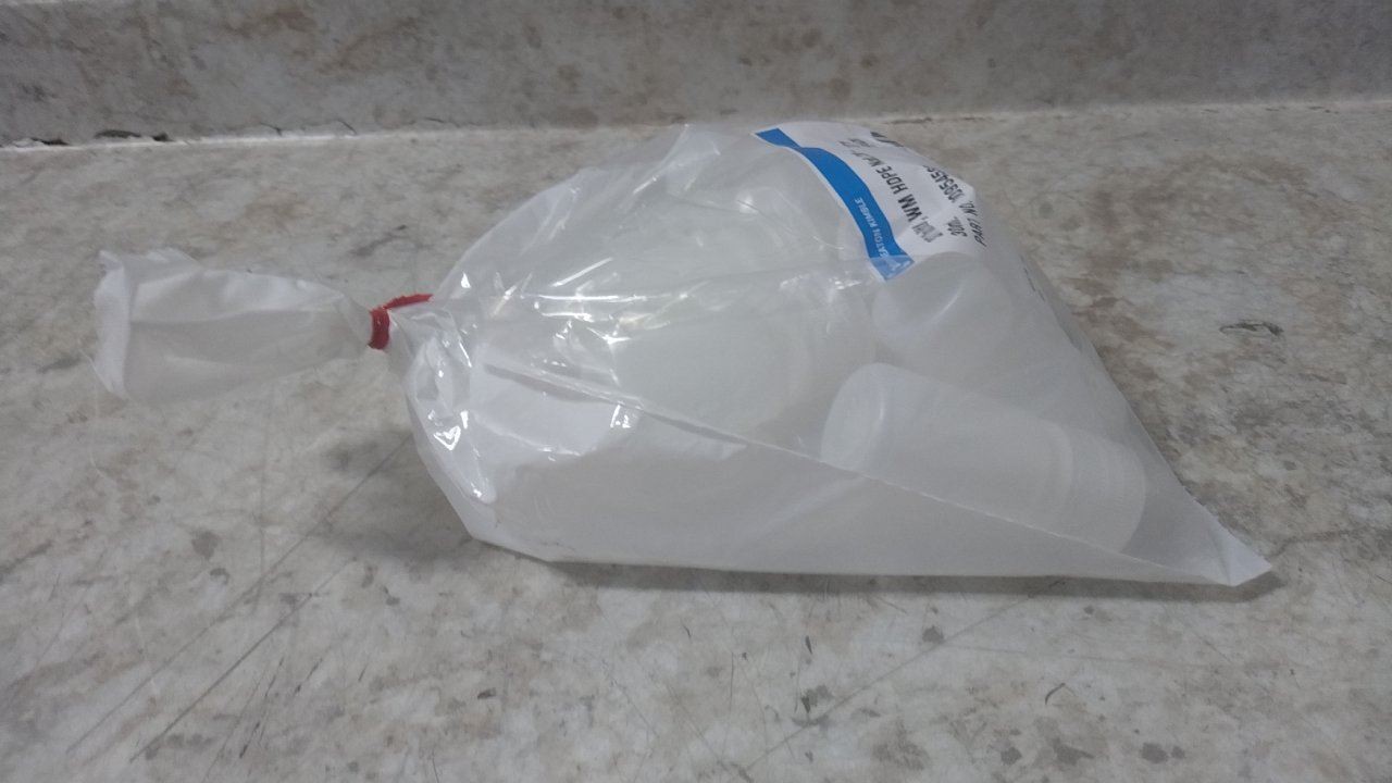 Wheaton 209545 72 Pk 1 Fl Oz Capacity 30 mL Max Fill Volume HDPE Bottle
