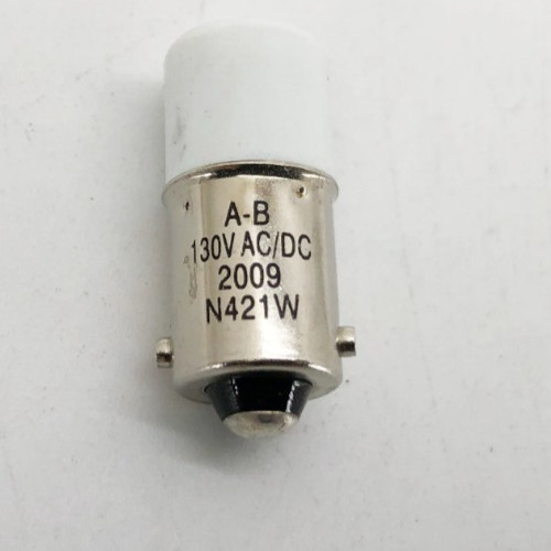 New Allen-Bradley 800T-N421W White LED Bulb 30mm 130VAC/DC – No Box