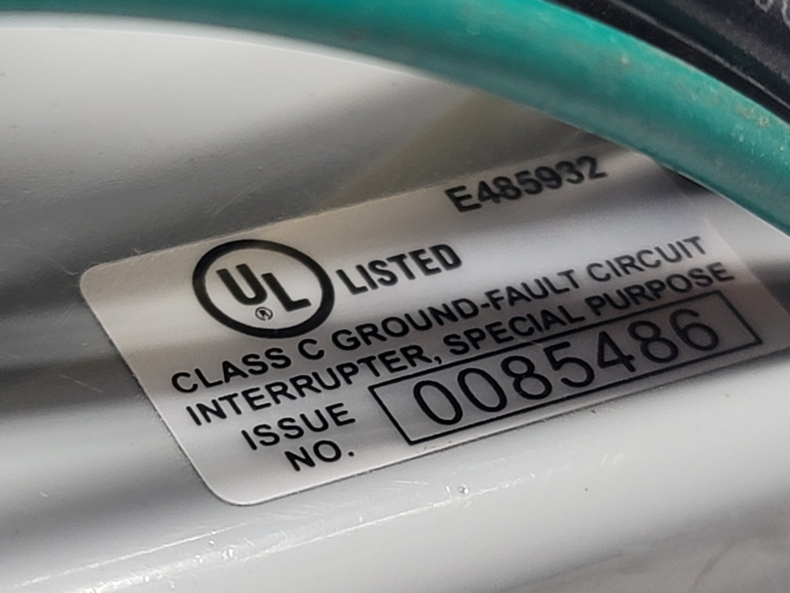 North Shore Safety LineGard PGFS-53107 Class C NEMA 4X 480VAC/30A