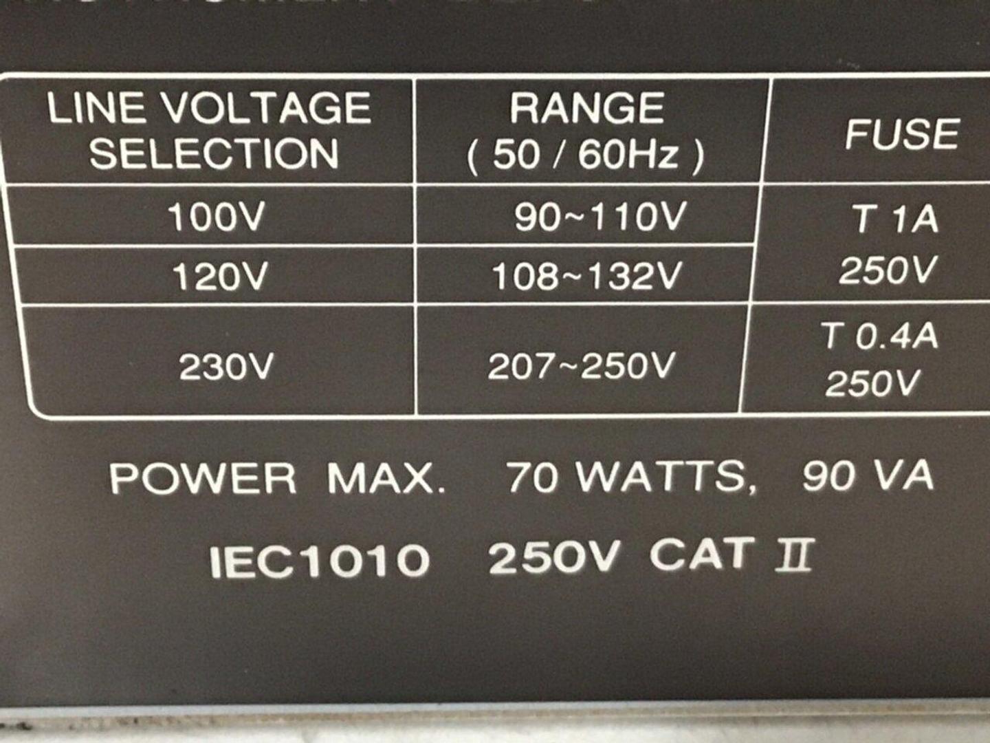 GW INSTEK Oscilloscope GOS-6112 Used #119522