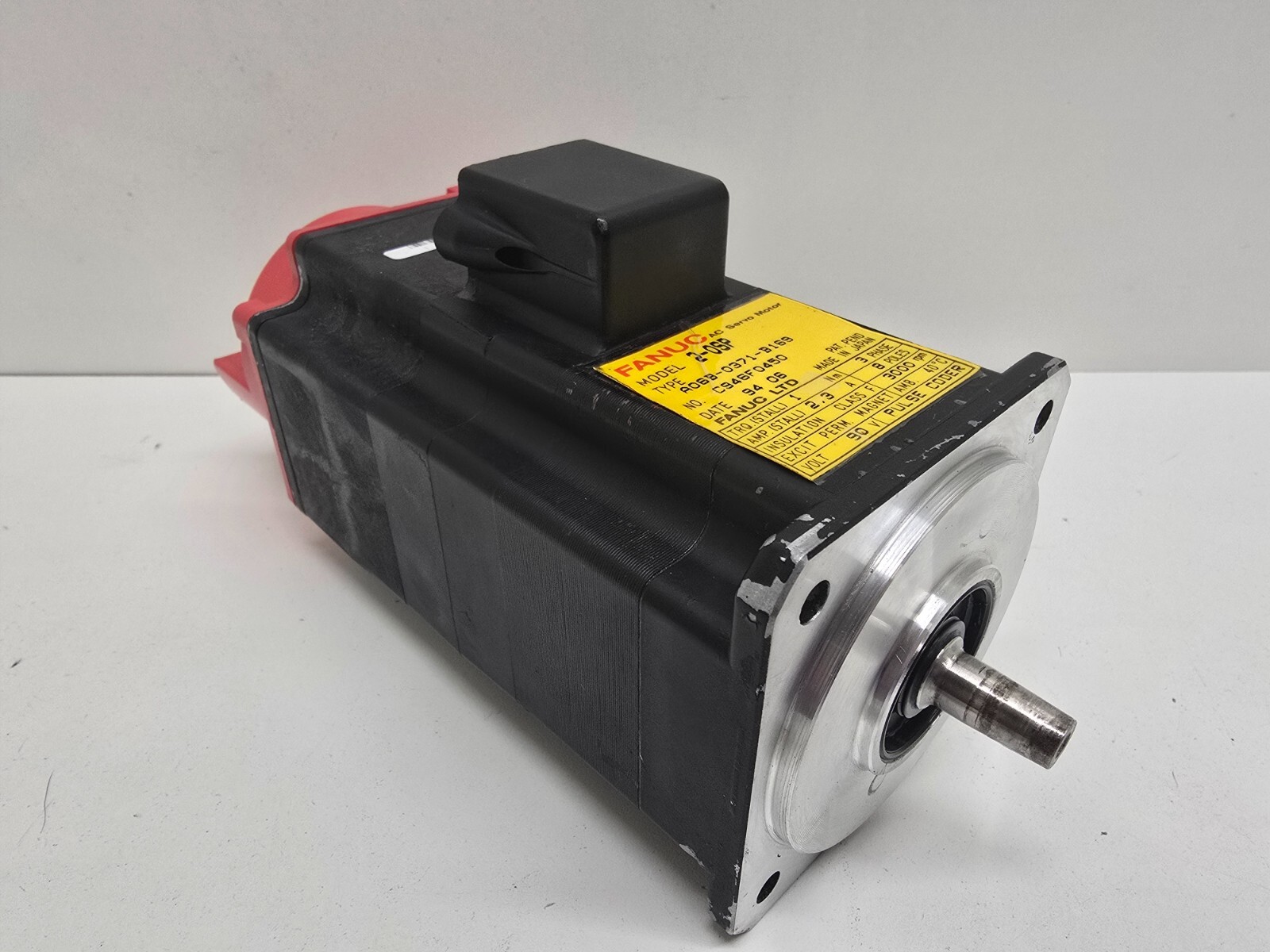 GOOD USED! FANUC AC SERVO MOTOR A06B-0371-B169 W/ ENCODER A860-0346-T041