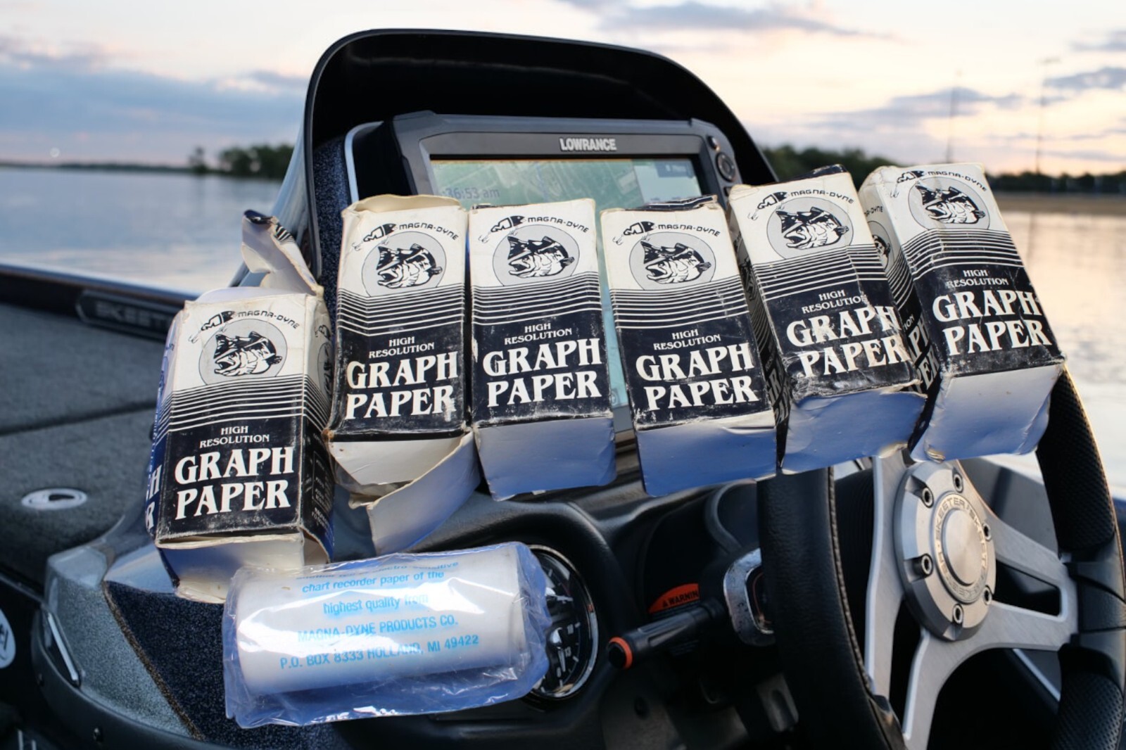 6 New Boxs of Magna-dyne High Resolution Graph Paper Rolls