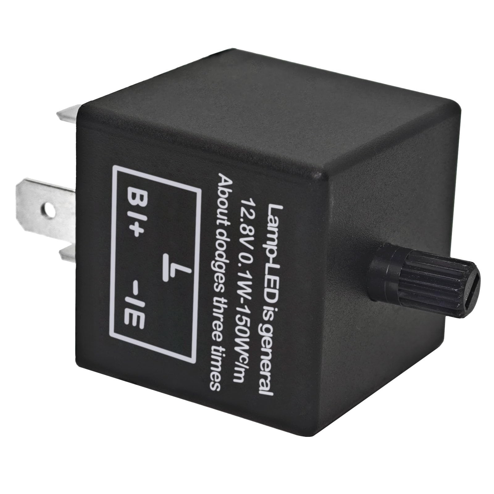 CF13 LED Flasher Relay Pack of 2 – 3 Pin Adjustable Turn Signal Relay CF13 EP…