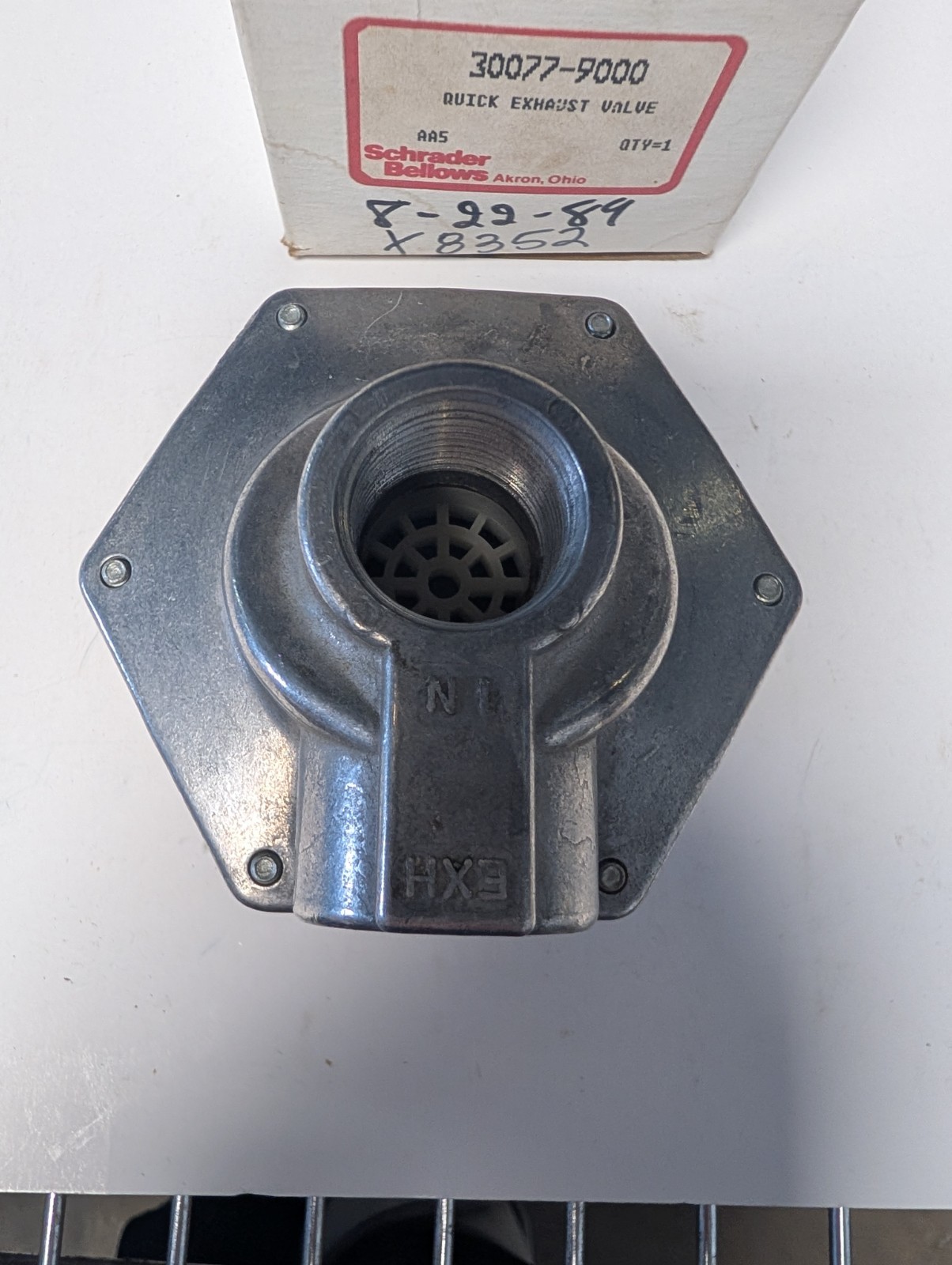 Schrader Bellows 30077-9000 Quick Exhaust Valve – NEW (OPEN BOX)