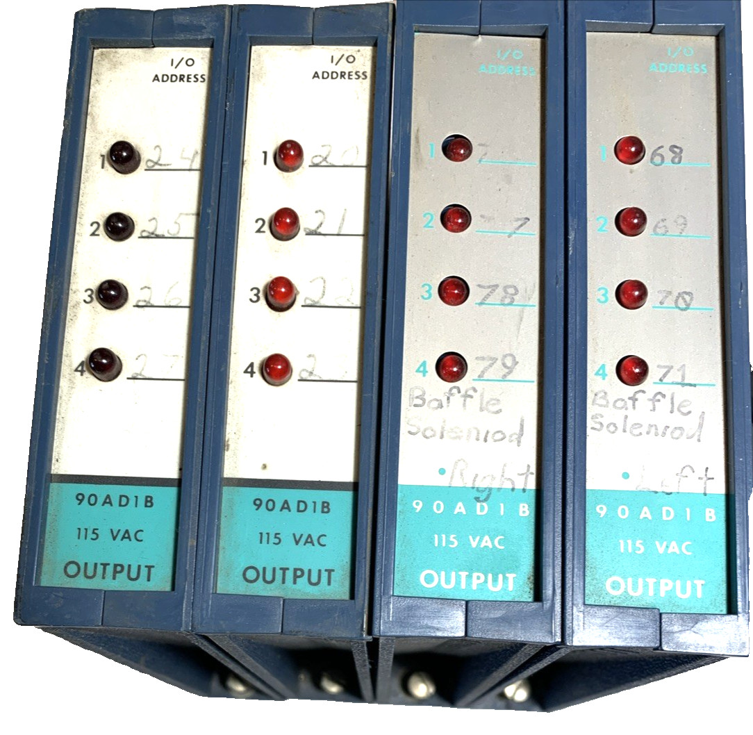 LOT OF 4 ISSC I/O 90AD1B 115 VAC OUTPUT