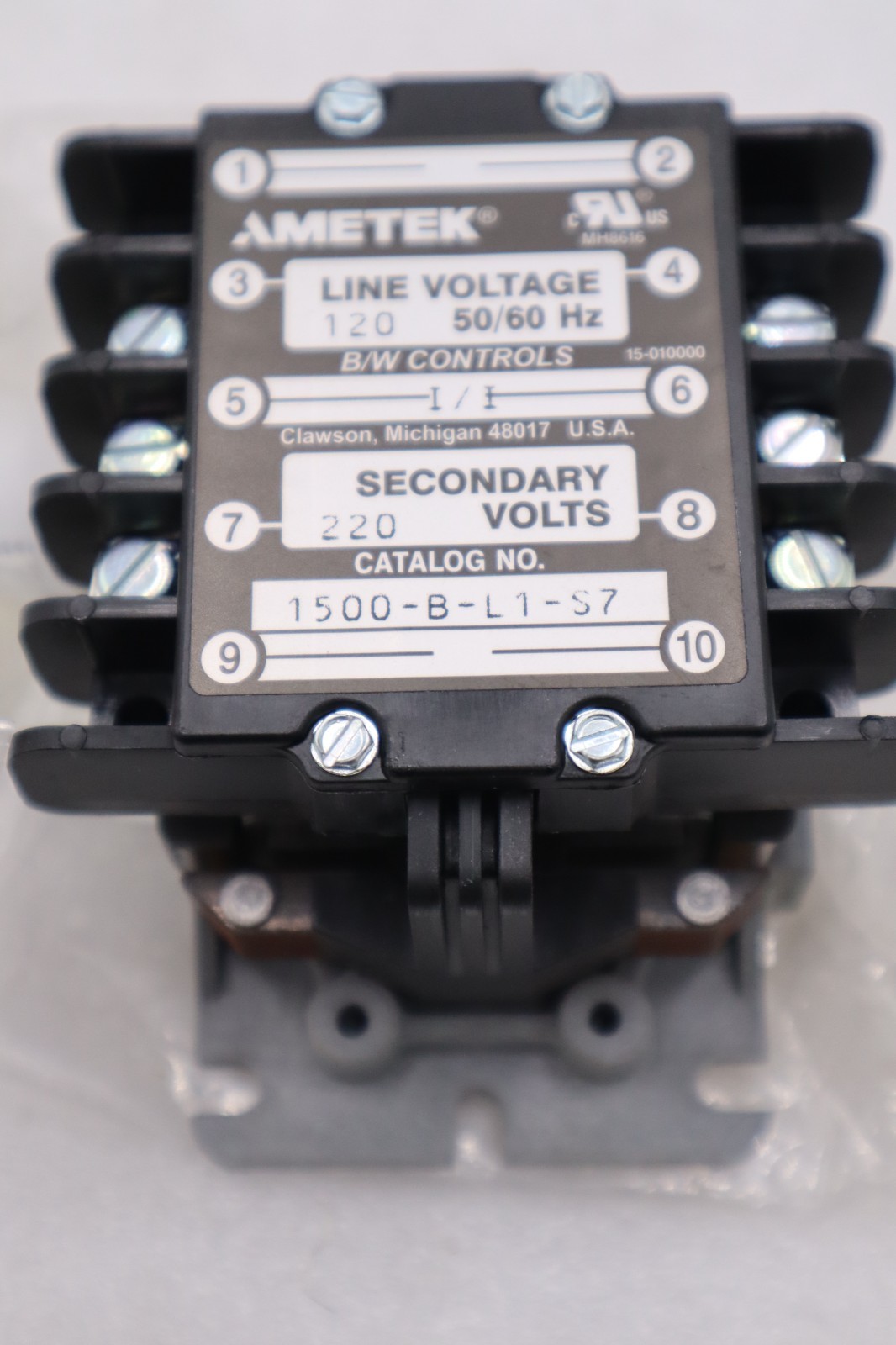 NEW BW CONTROLS 1500-B-L1-S7 LIQUID LEVEL CONTROL RELAY STOCK H629A