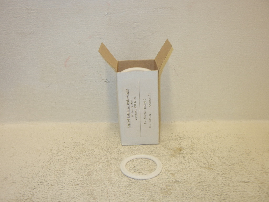 (25) APPLIED INDUSTRIAL TECHNOLOGIES 40MPG-2 NEW 2″ CLAMP GASKETS TEFLON 40MPG2