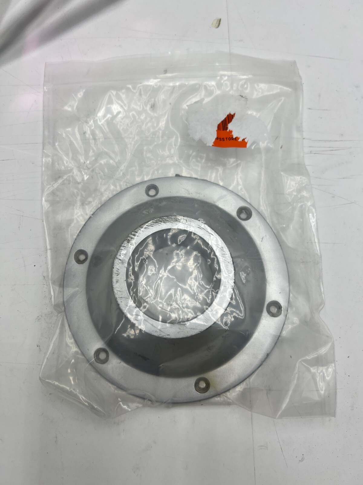 ITC 6 Bolt Hole Cover Cap / Raised Center / Silver