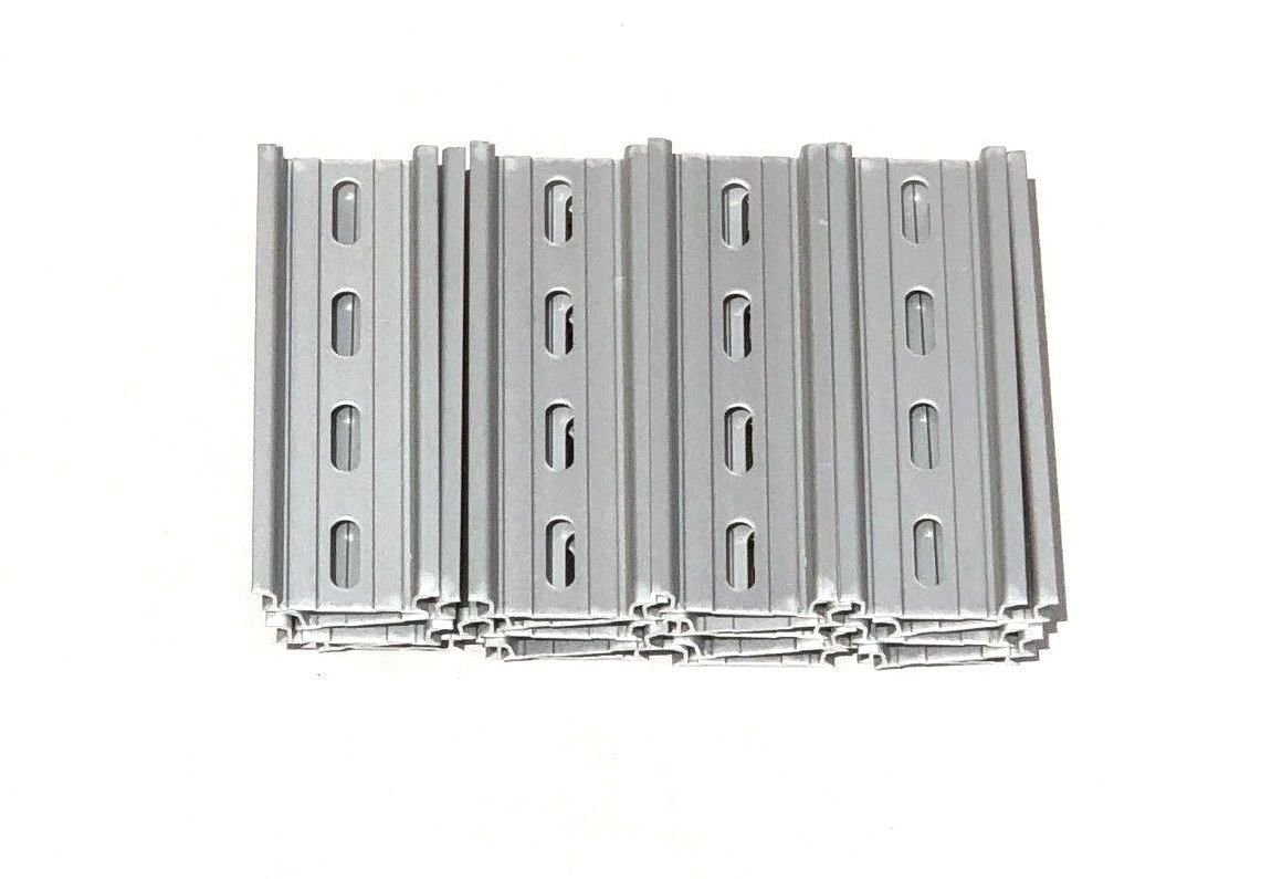 T&G 20 Pieces 4″ DIN Rail Slotted Aluminum RoHS 4″ Long, 35mm Wide, 7.5mm High