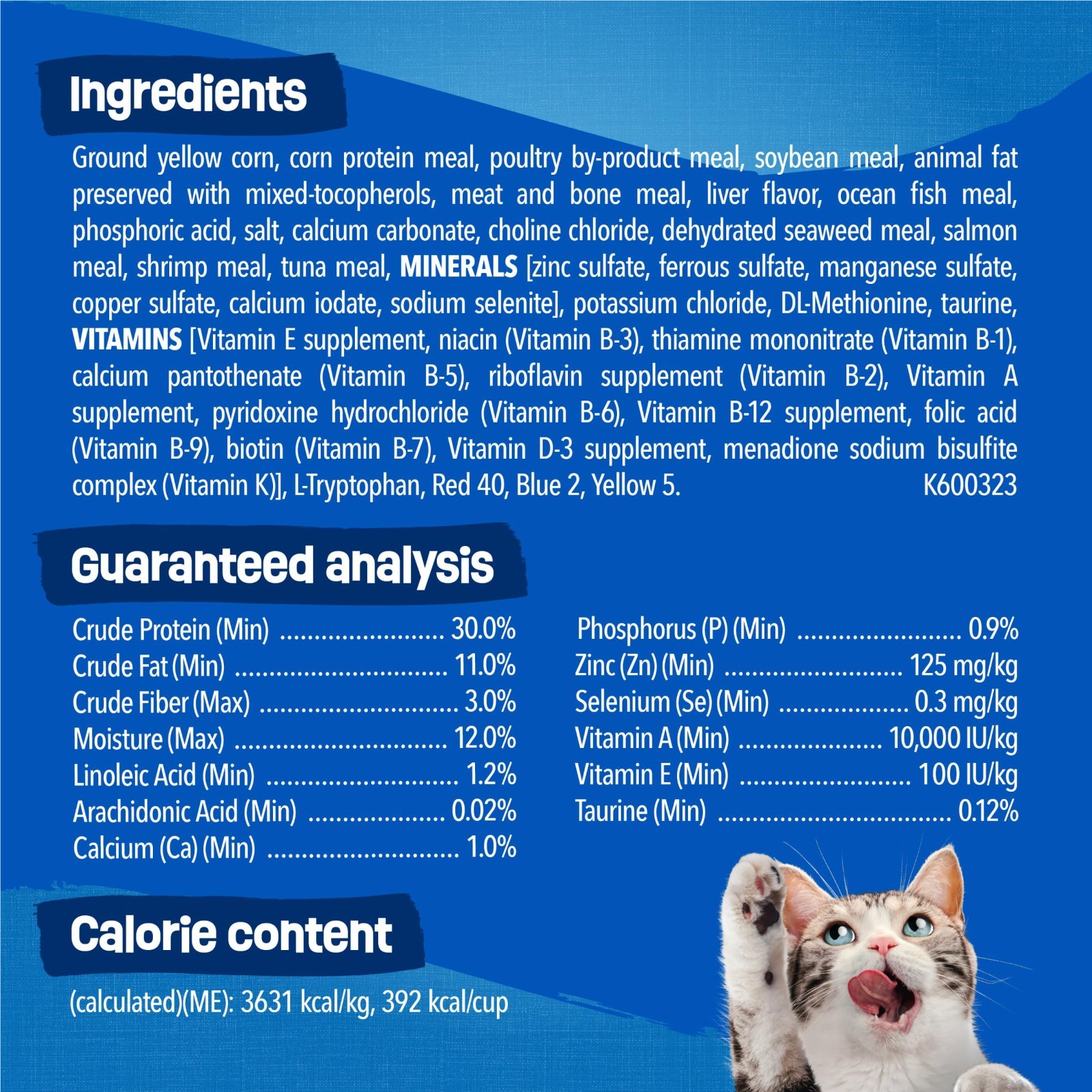 2 PACK Purina Friskies Dry Cat Food Seafood Sensations With Salmon, Tuna, 22 lb