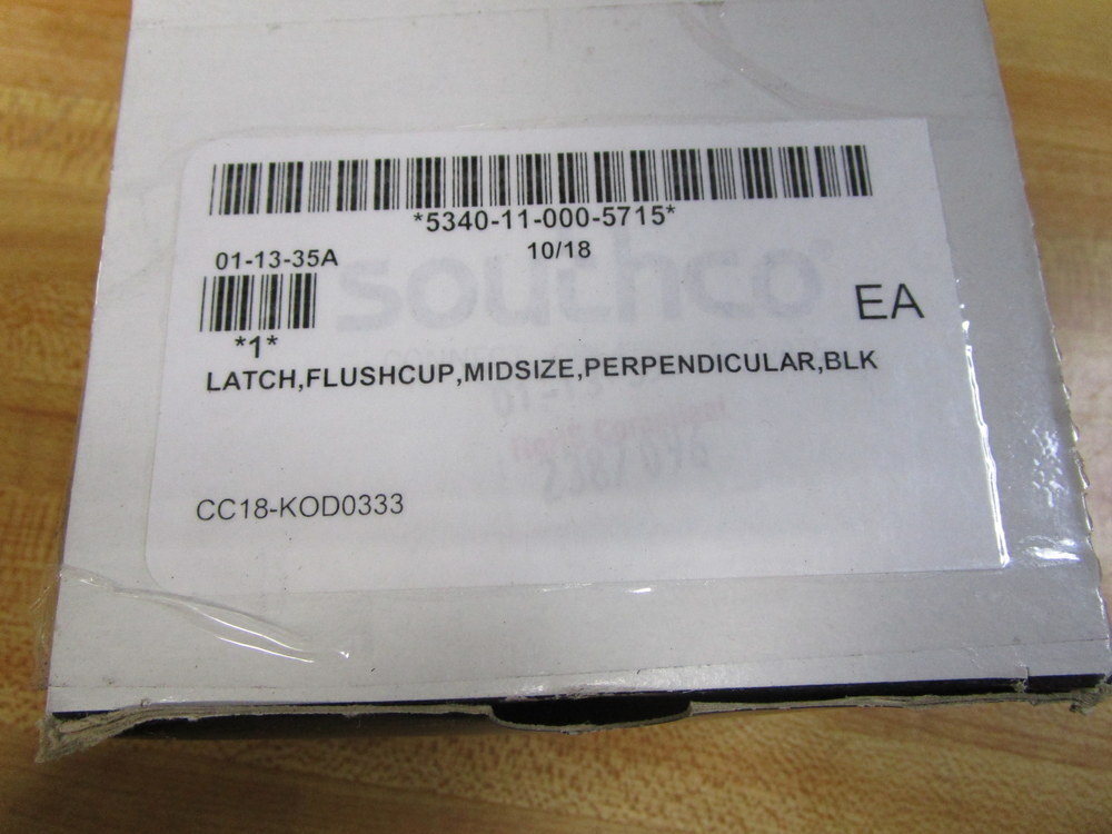 Southco 01-13-35A Flush Cam Latch 01-13-35
