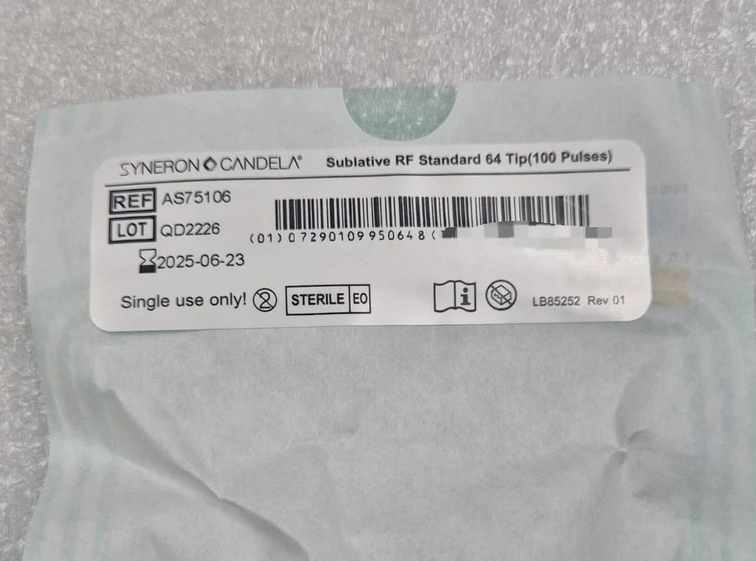 [10 PCS PACK] SYNERON CANDELA SUBLATIVE RF STANDARD 64 KT71803 Tip AS75106