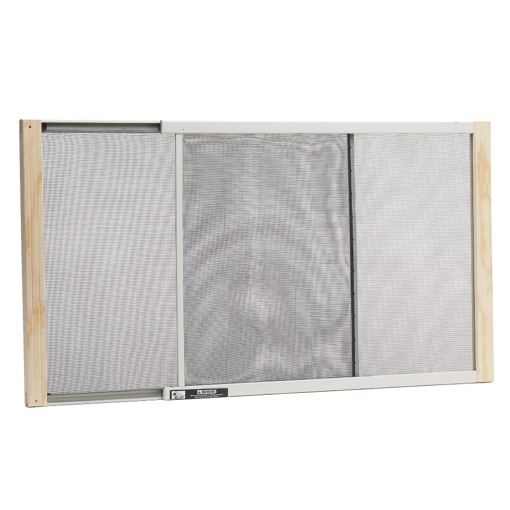 Frost King AWS1537/6W W.B. Adjustable Window Screen, 15″ High with Wood Frame,