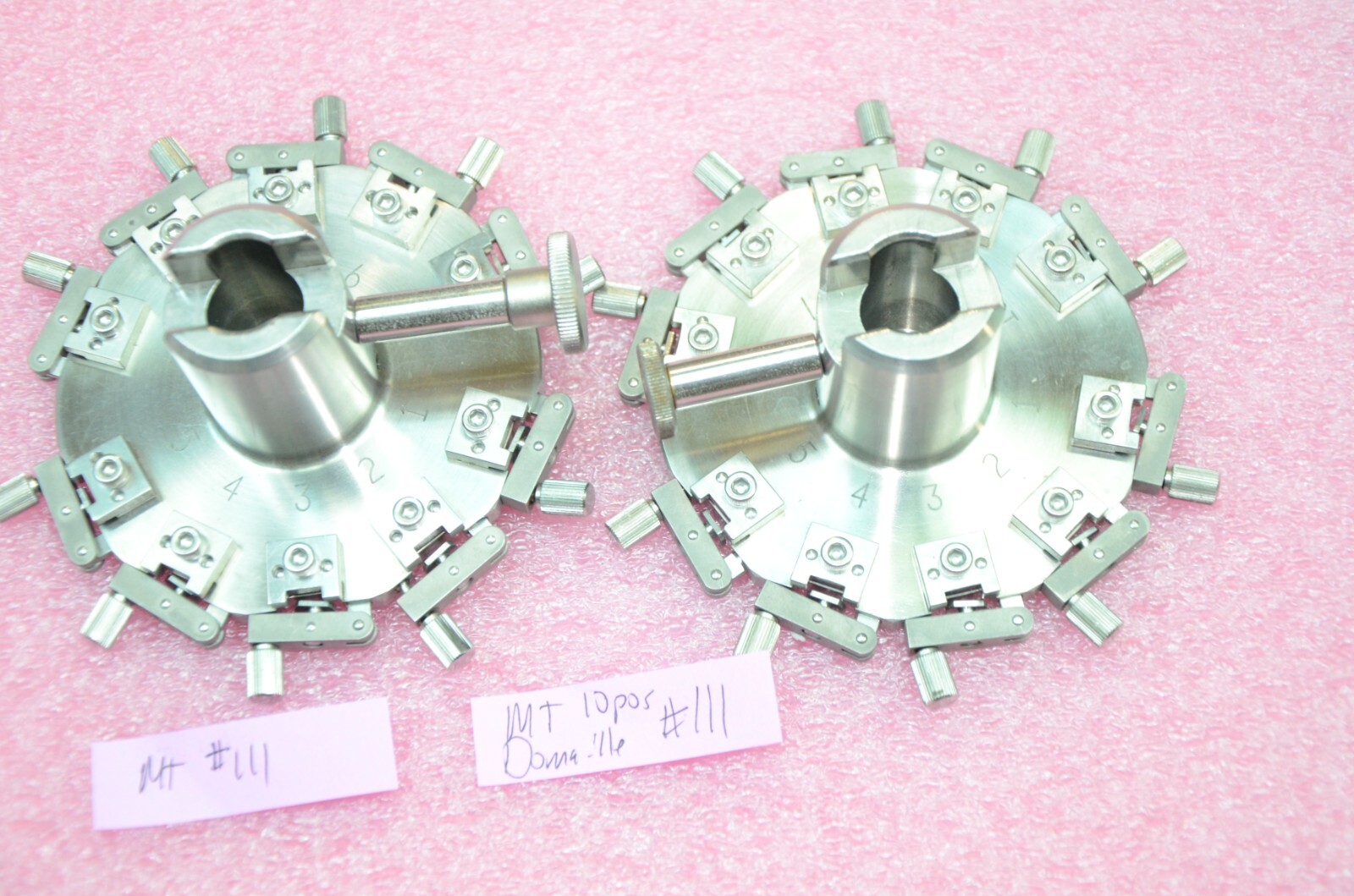 MT 10 Position Polishing Fixture Plate Puck Domaille Engineering Molex